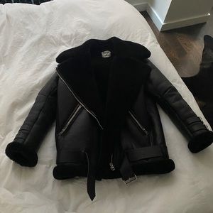 Acne Shearling Velocite Jacket SZ36